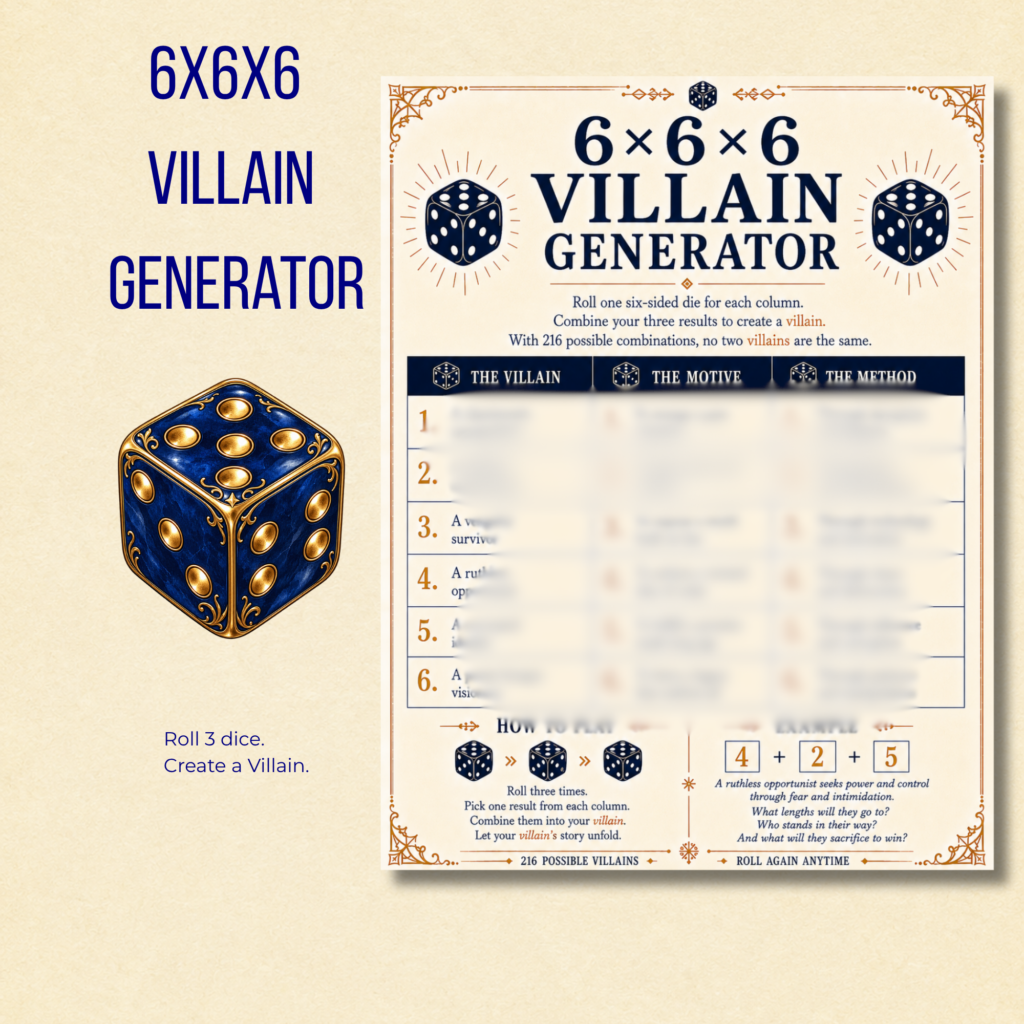 6x6x6 Villain Generator